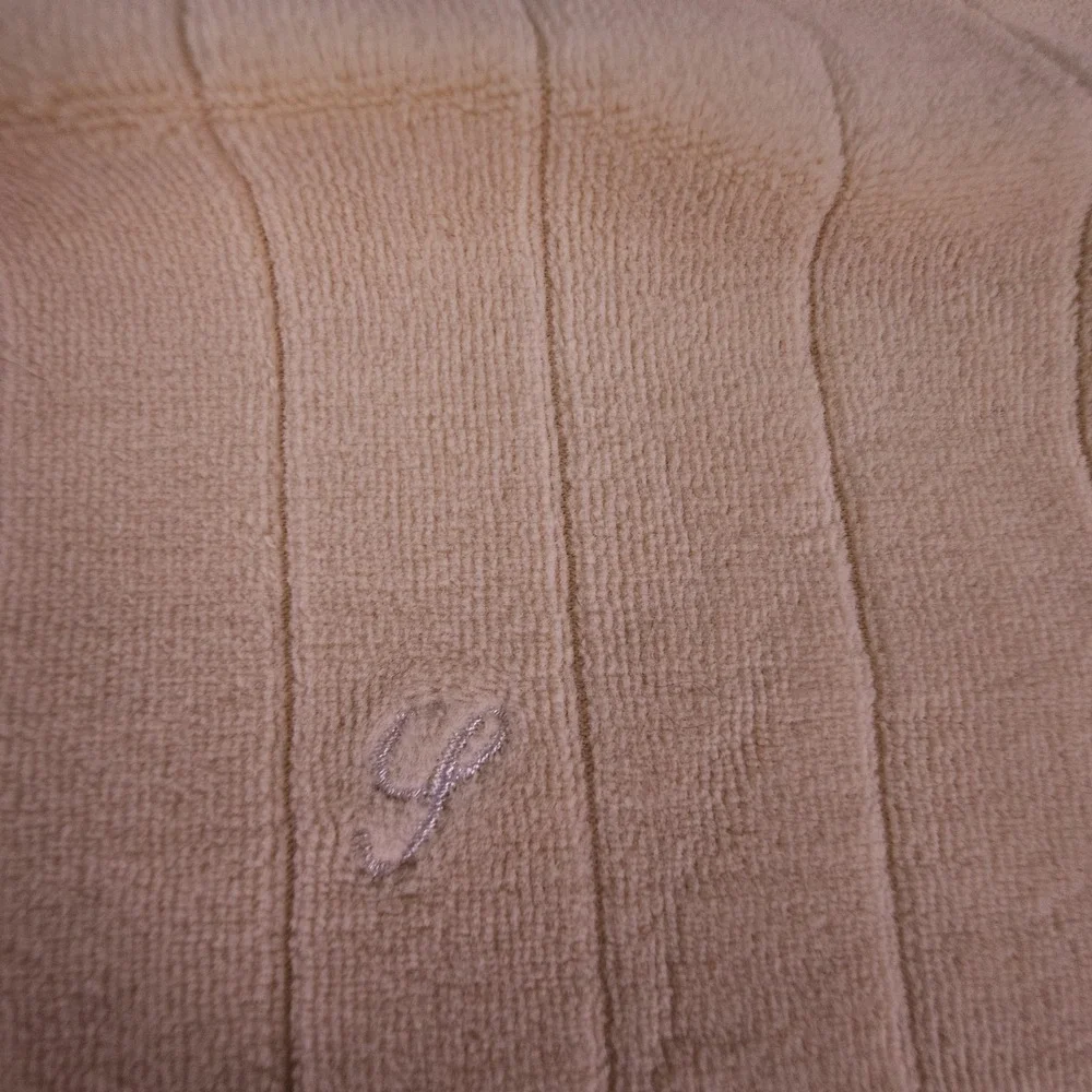 Supreme Sweatshirt Mens Medium‎ Beige Crewneck Ribbed Textured Pullover Script S